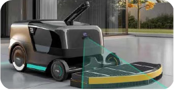 Unmanned Sweeper Obstacle Avoidance